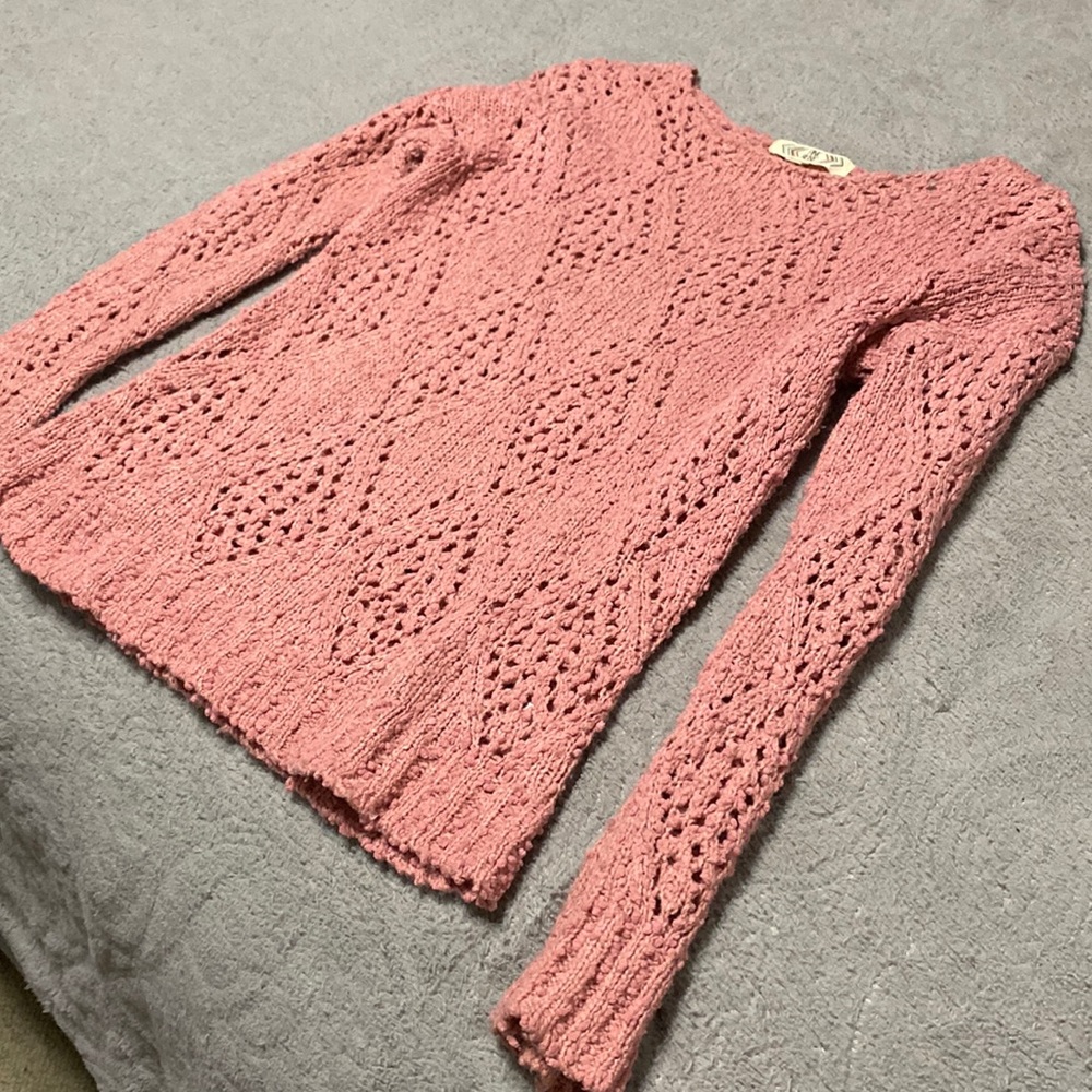 Pink sweater